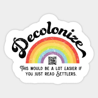 Decolonize Sticker